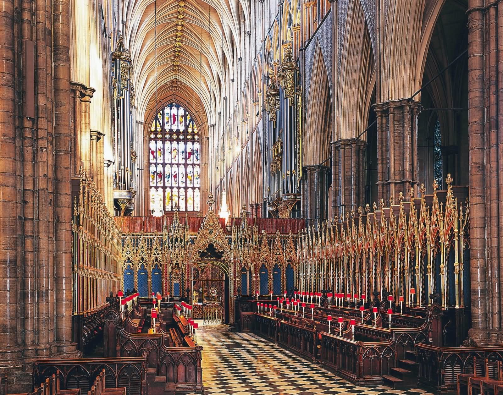 Inside View Of The Westminster Abbey Church