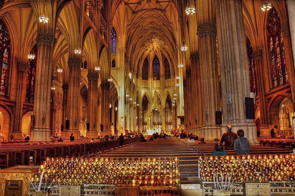 Interior Of The St. Patrick's Cathedral