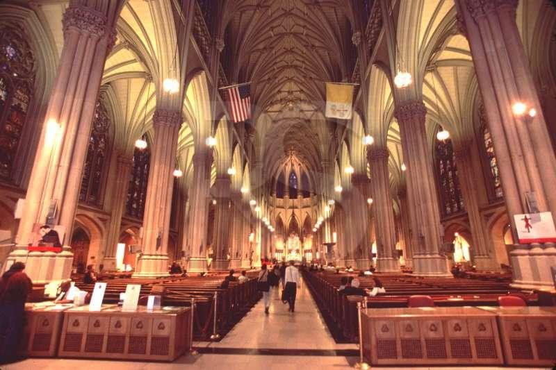 Interior View Of St. Patrick's Cathedral