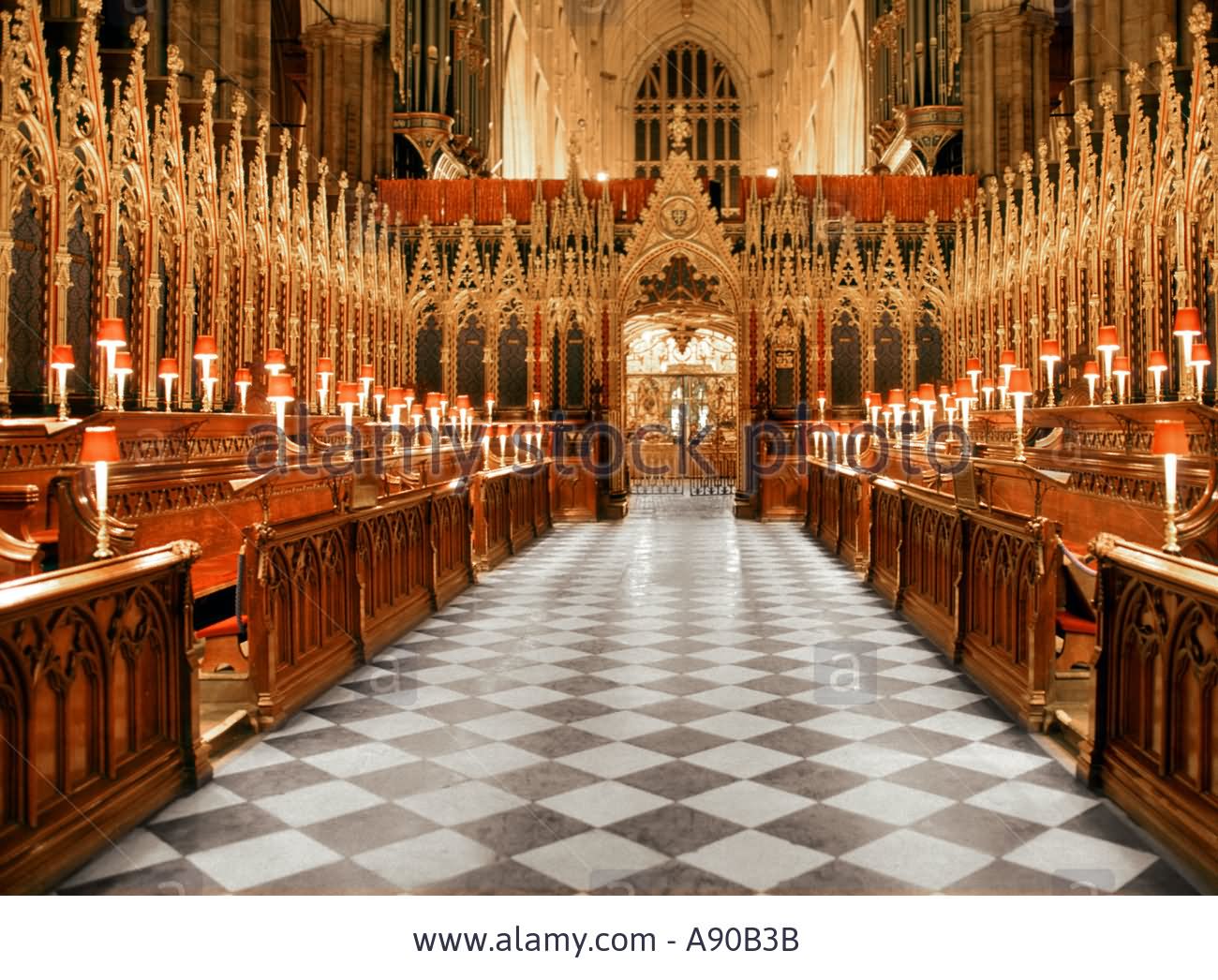 Interior View Of The Westminster Abbey