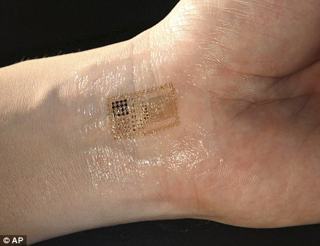 Left Wrist Chip Tattoo Image