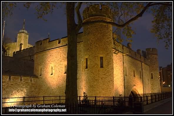 Night View Of The Tower Of London