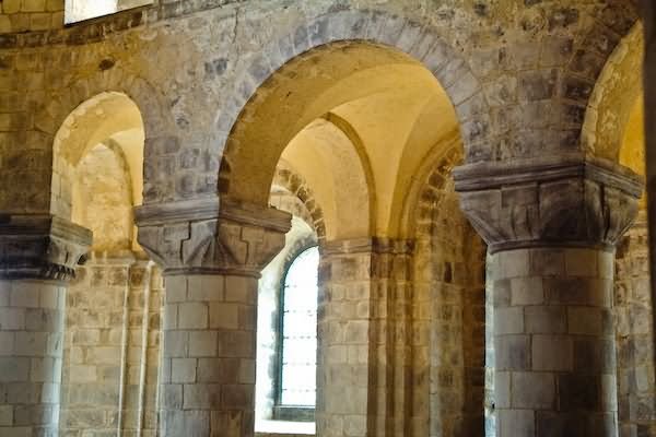 Pillars Inside Tower Of London