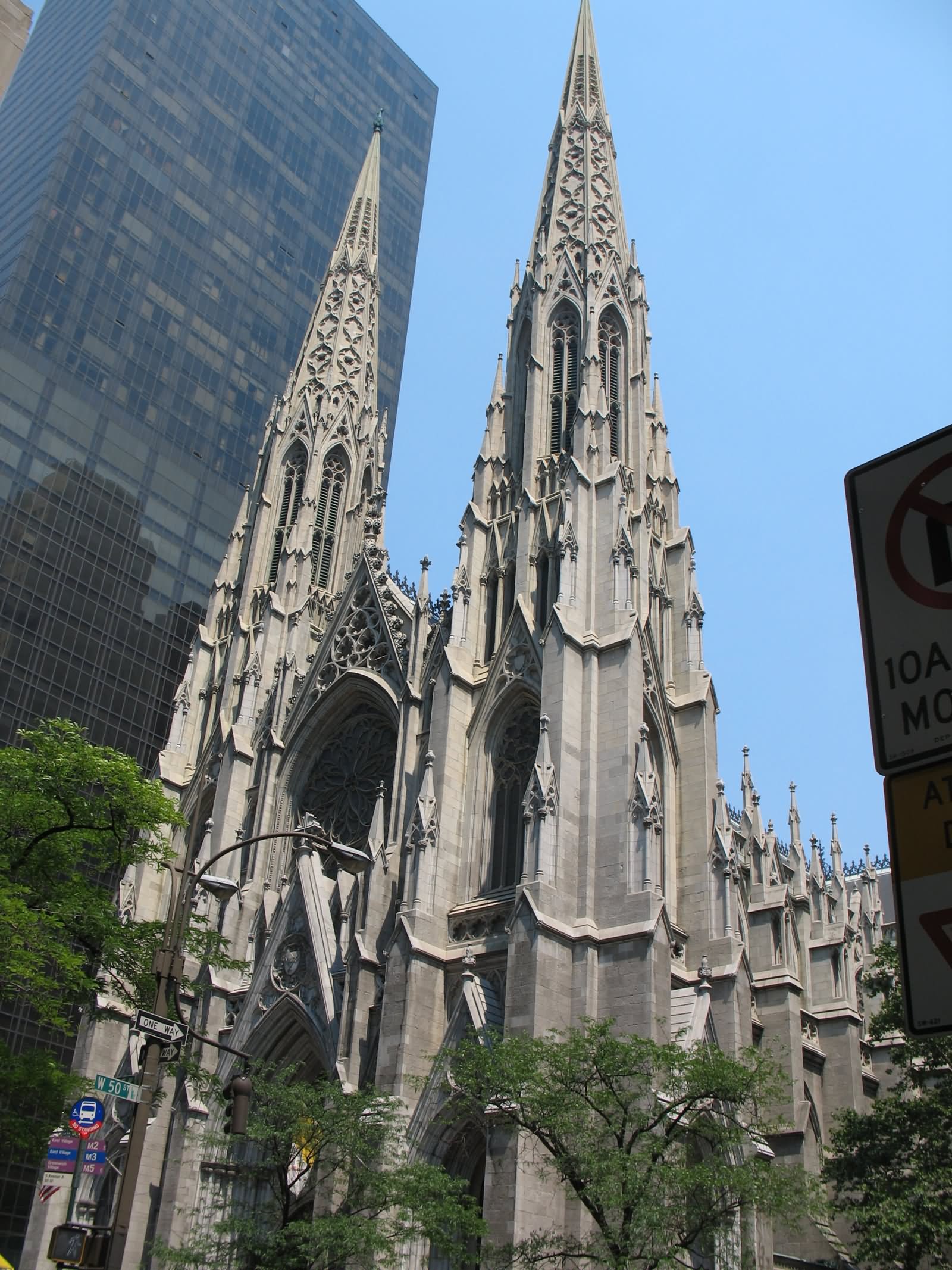 Side View Of St. Patrick's Cathedral