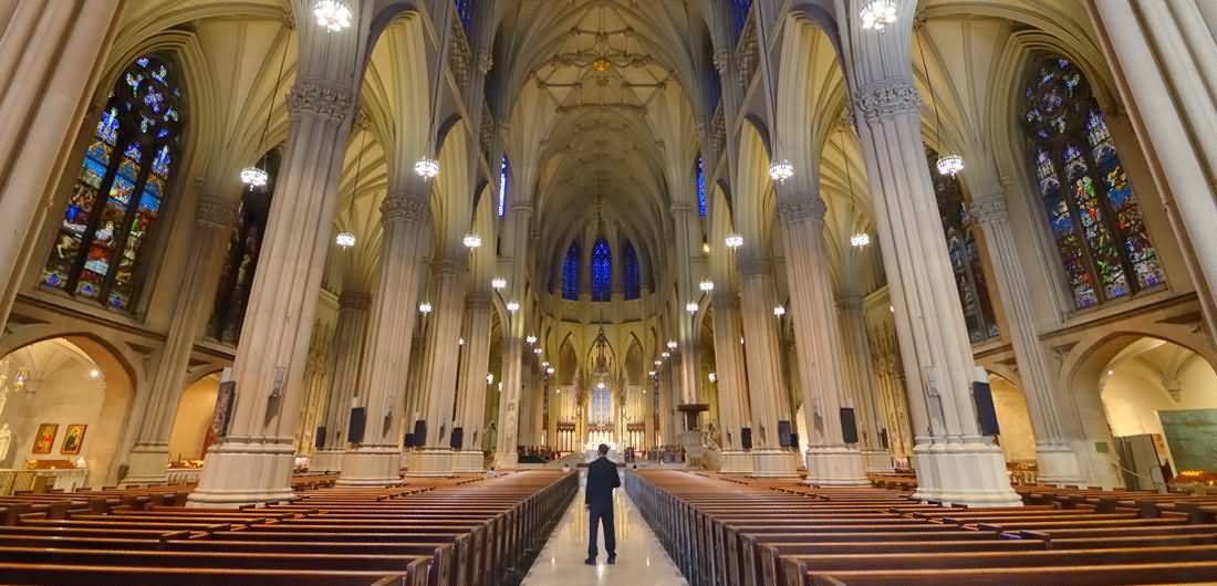 St. Patrick's Cathedral Interior View Image