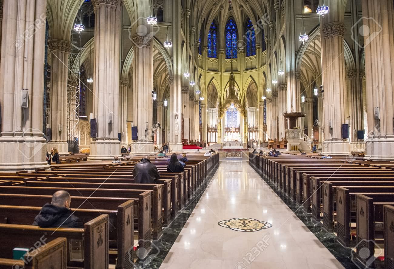 The Interior Of St. Patrick's Cathedral