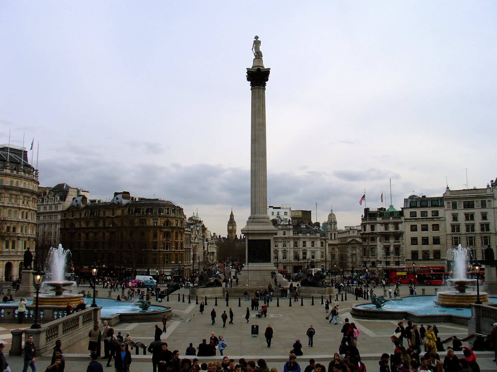 Beautiful View Of The Trafalgar Square