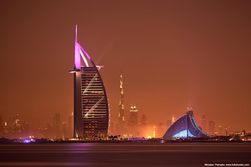 Burj Al Arab At Night