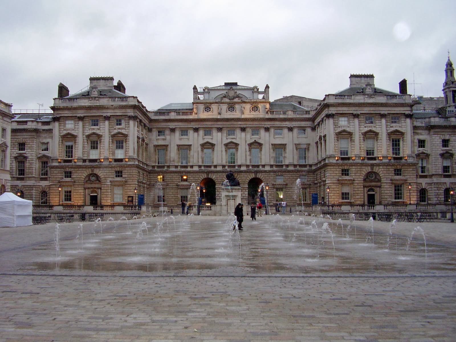 Fountains In Front Of Somerset House