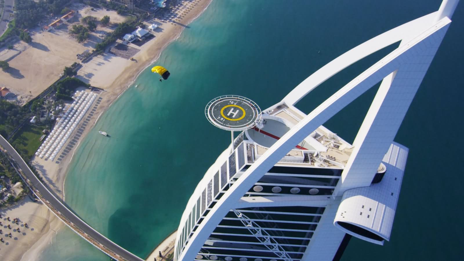 Helipad At The Burj Al Arab