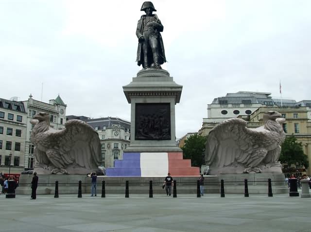 Napoleon Statue At Trafalgar Square, London