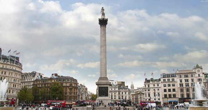 Nelson's Statue At Trafalgar Square