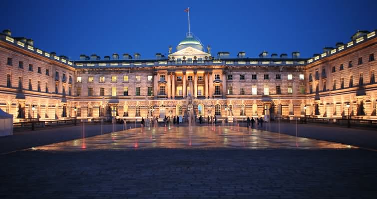 Night View Of The Somerset House Facade Picture