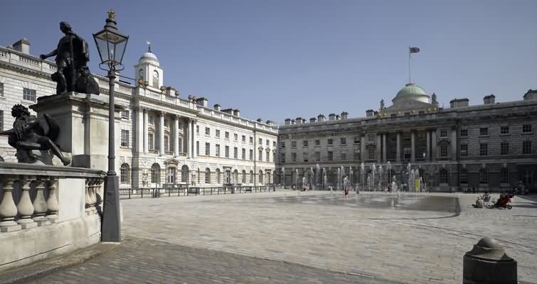 Side View Of Courtyard At Somerset House