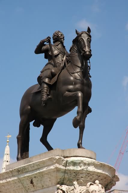 Statue Of King Charles At Trafalgar Square