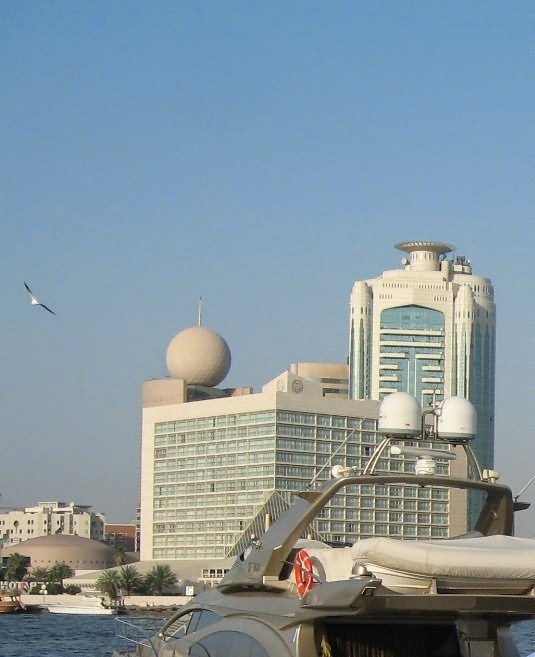 The Spherical Structure Of Etisalat Tower In Dubai