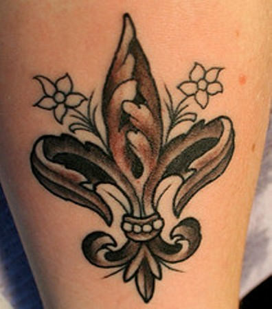 Unique Fleur De Lis Tattoo Image