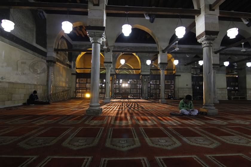 Al Azhar Mosque Hall Inside Picture