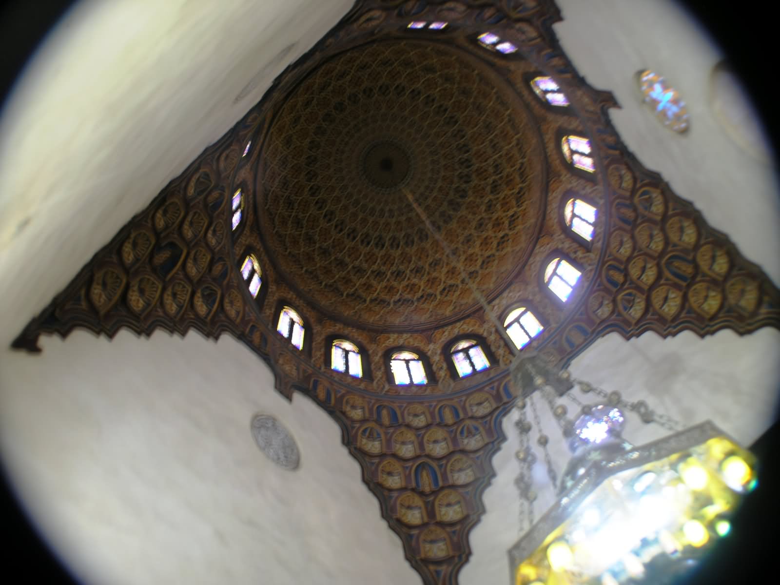 Amazing Dome Inside The Al Azhar Mosque