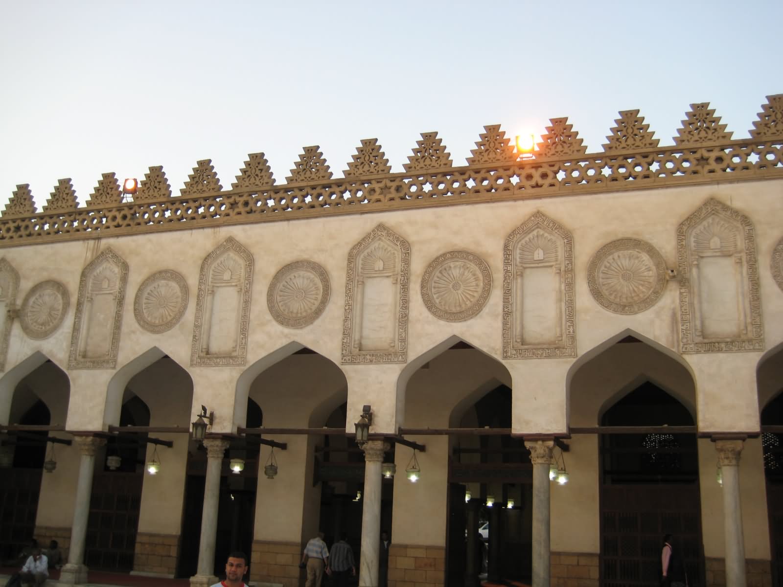 Beautiful Arches Inside The Al Azhar Mosque