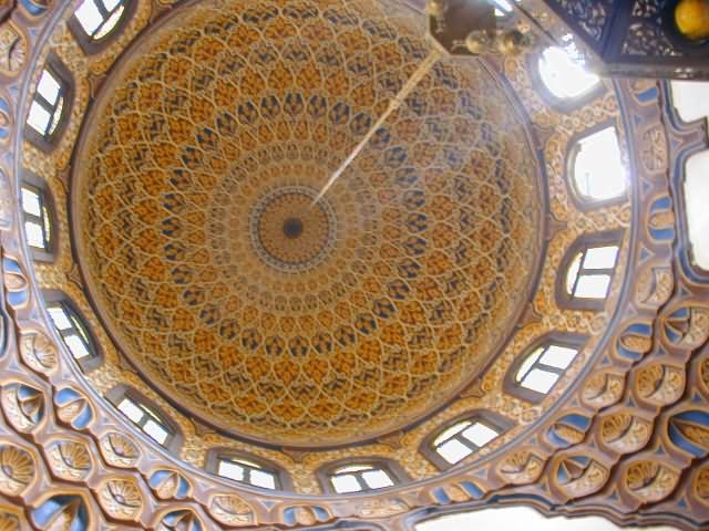 Beautiful Dome Inside The Al Azhar Mosque