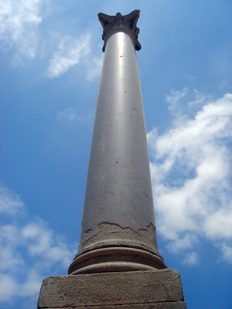 Beautiful View Of Pompey's Pillar From Below