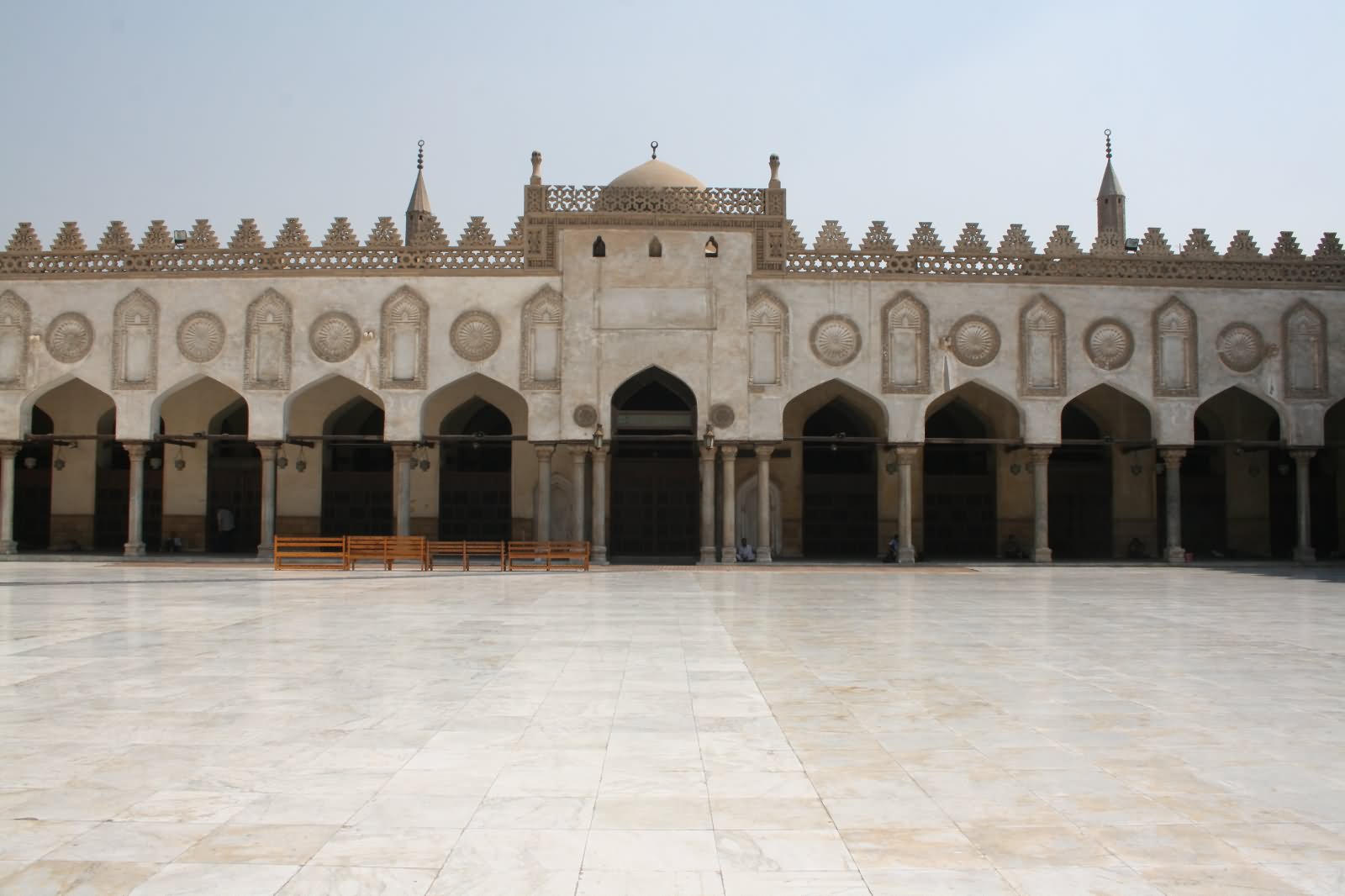 Courtyard Of Al Azhar Mosque In Cairo