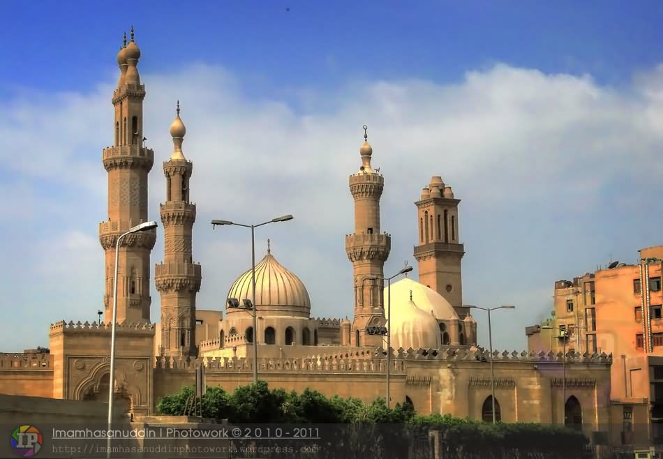 Dome And Minarets Of The Al-Azhar Mosque