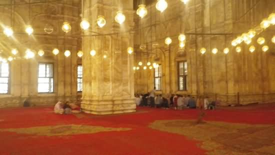 Hall Inside The Al Azhar Mosque