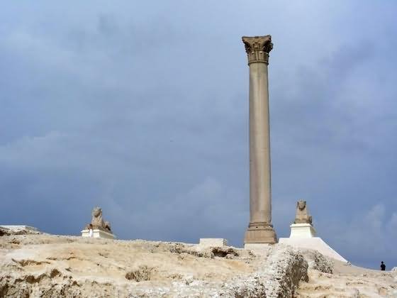 Picture Of Pompey's Pillar, Alexandria