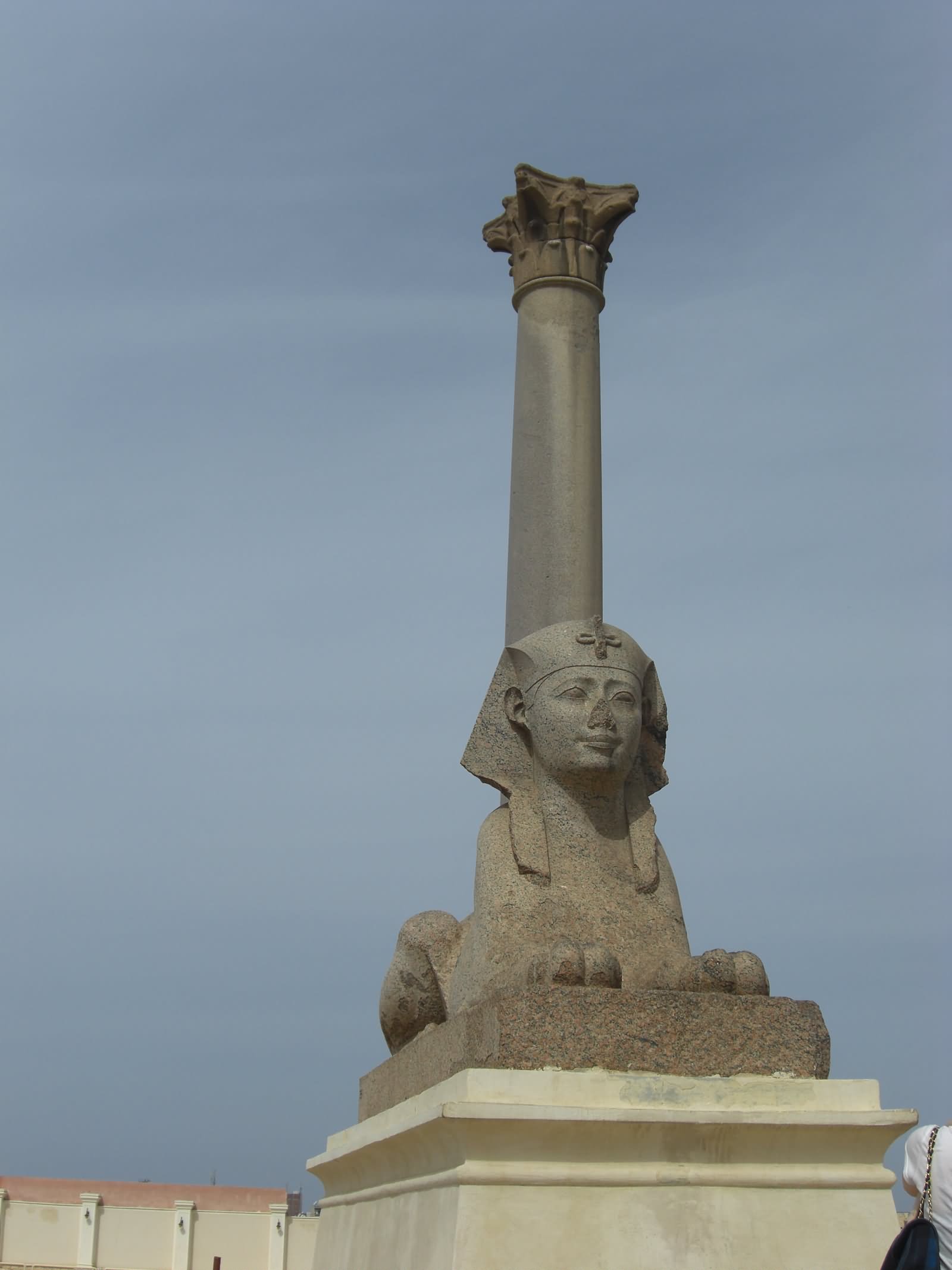 Pompey's Pillar And Sphinx Image