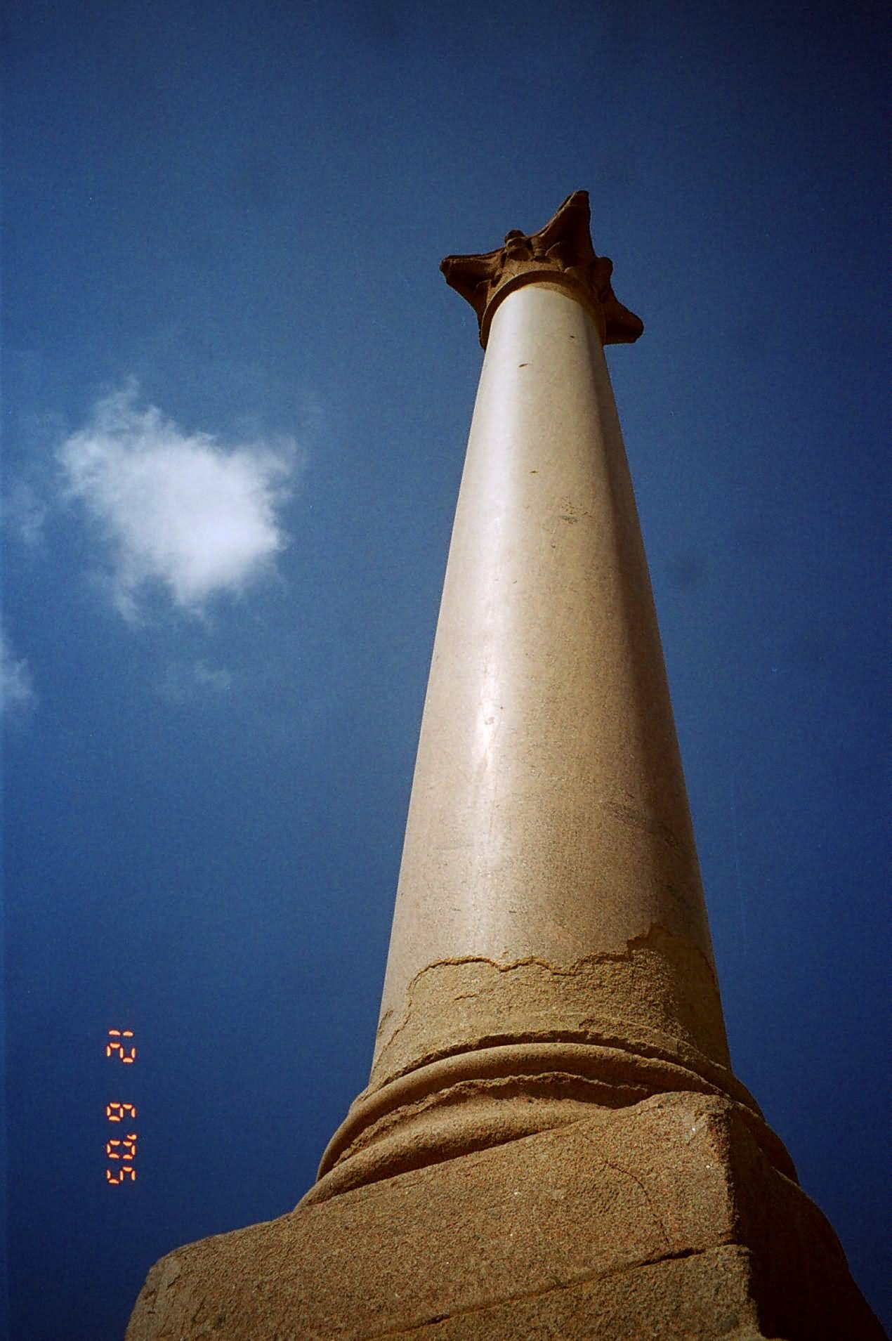 The Pompey's Pillar Beautiful View From Below