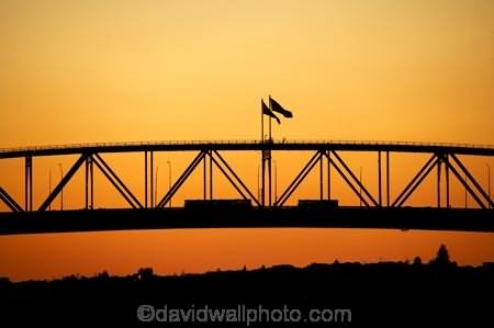 Auckland Harbour Bridge Looks Amazing During Sunset