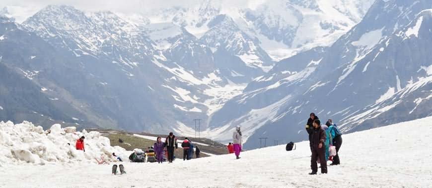 Beautiful View Of Rohtang Pass