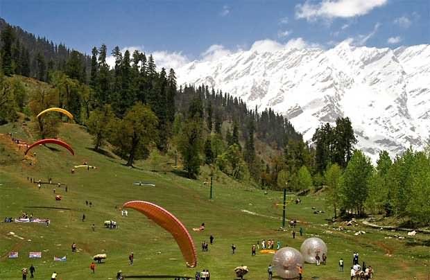 Beautiful View Of Solang Valley, Manali