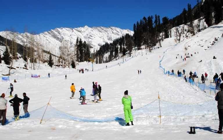 Beautiful View Of The Rohtang Pass With Snow