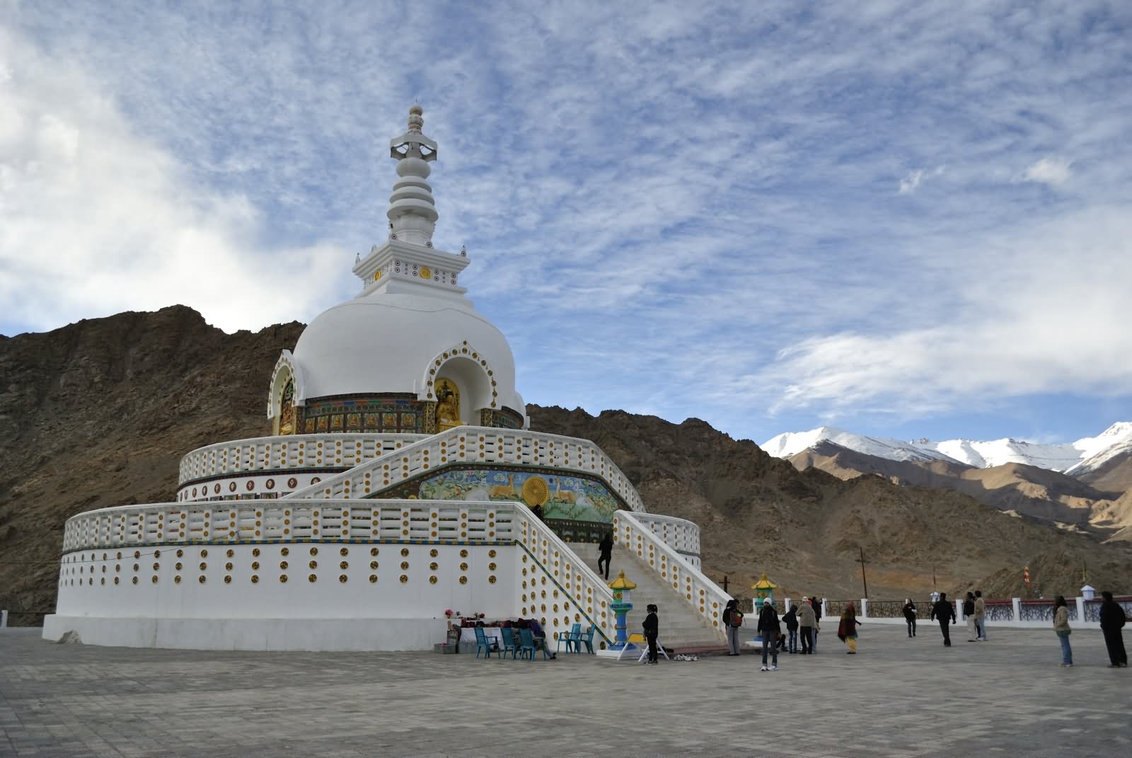 Beautiful View Of The Shanti Stupa