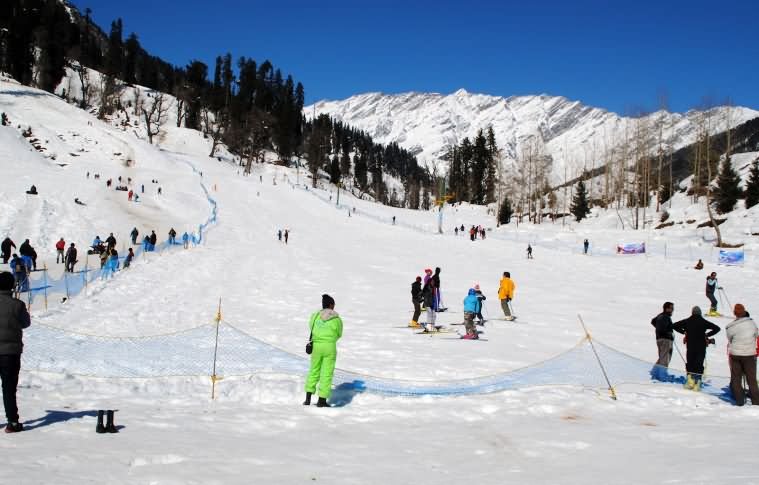 Blissful View Of Solang Valley, Manali