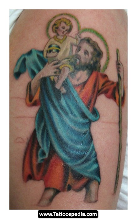 7+ Saint Christopher Tattoos Designs