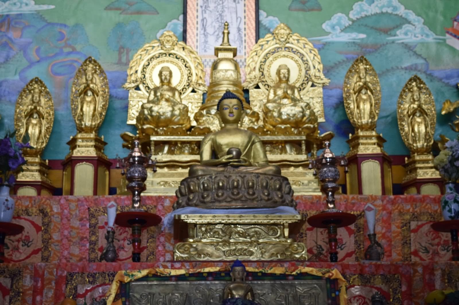 Inside View Of The Shanti Stupa, Leh Ladakh