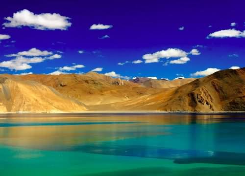 Pangong Tso Lake Looks Adorable During Sunset