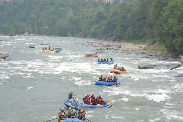 Rafting In River Near Solang Valley, Manali