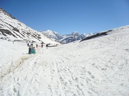 Rohtang Pass Peak Looks More Beautiful With Snow