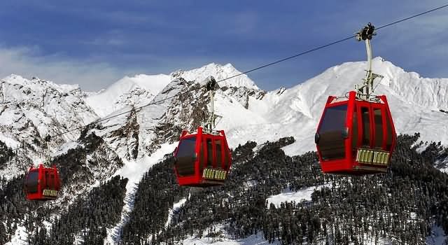 Ropeway In Solang Valley, Manali