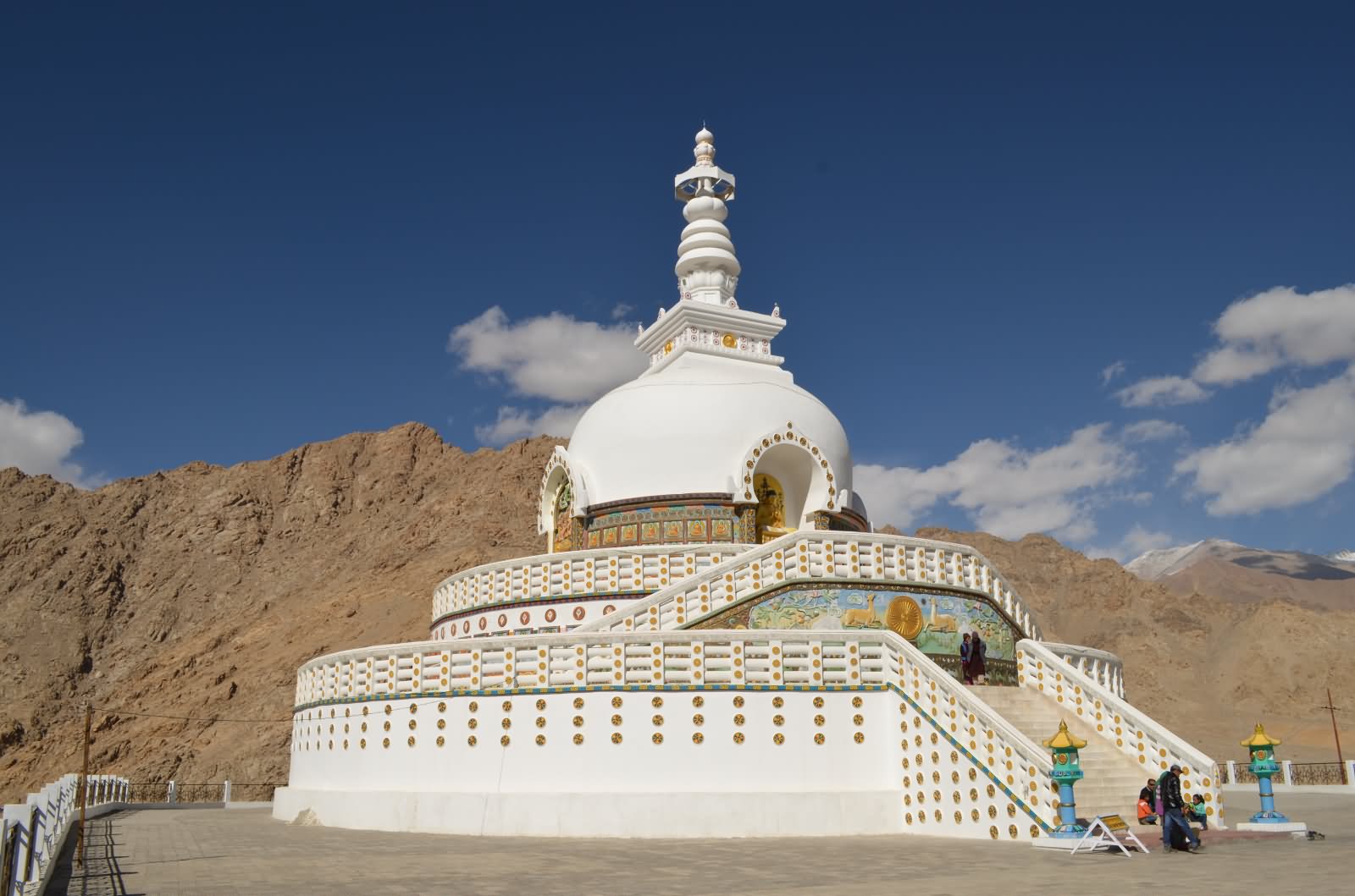 Shanti Stupa In Ladakh Picture