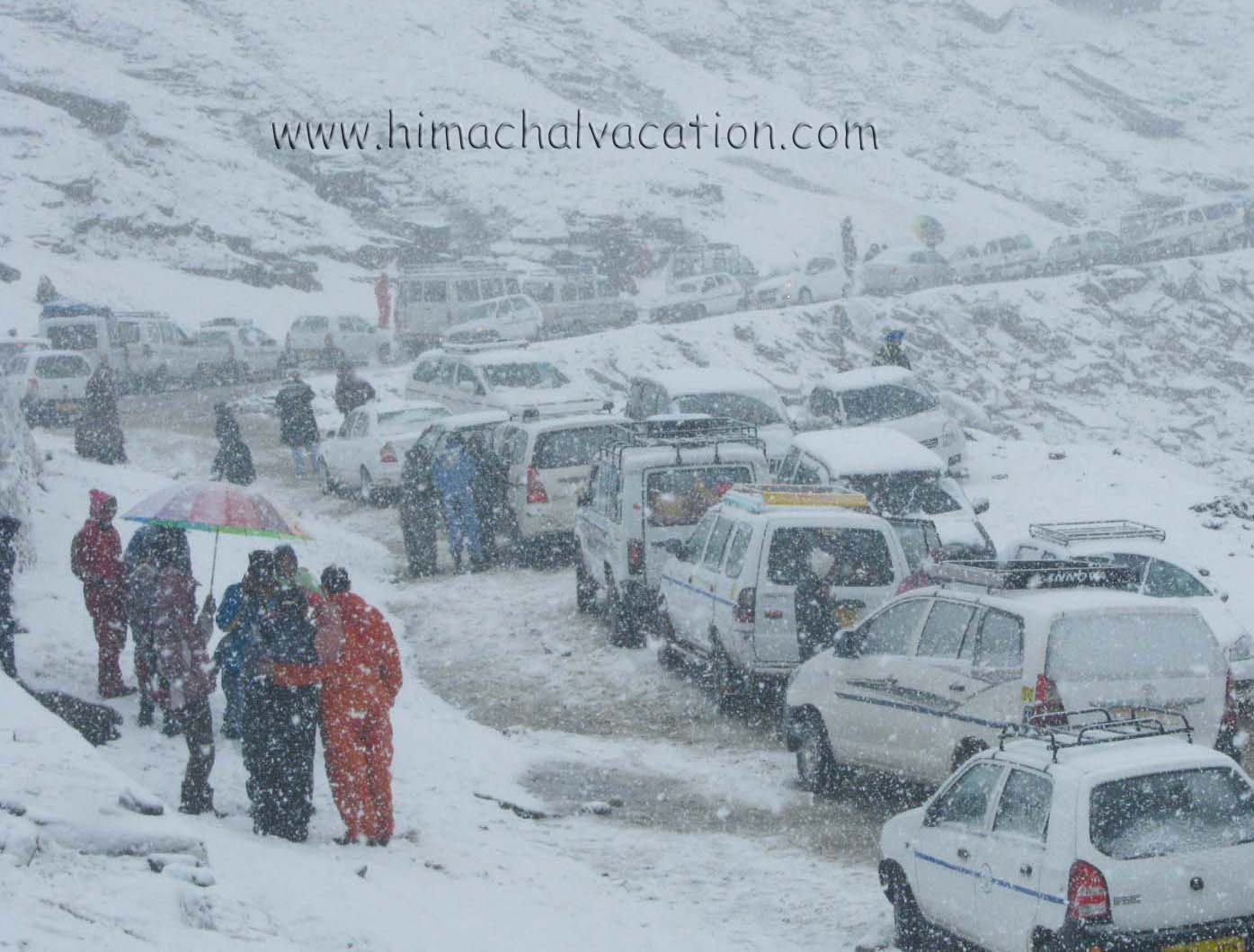 Snowfall On Rohtang Pass Picture