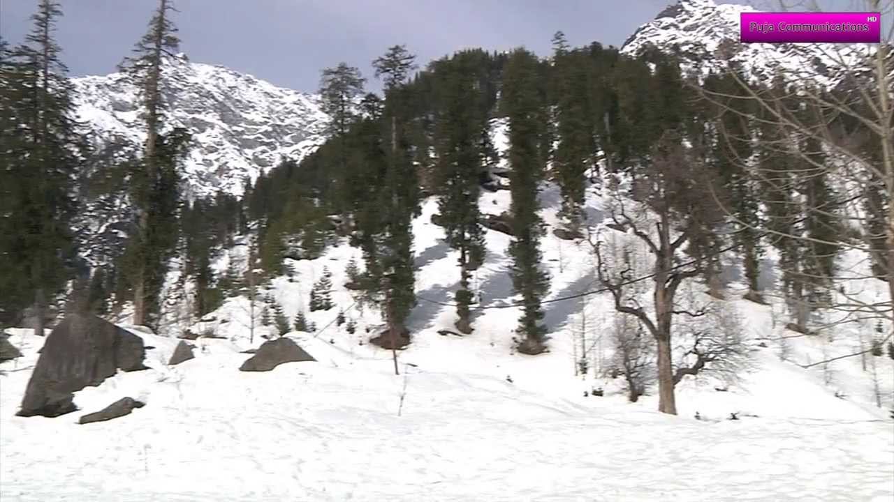 Solang Valley In Manali During Winter Season