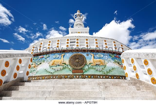 Stairs Way To Shanti Stupa