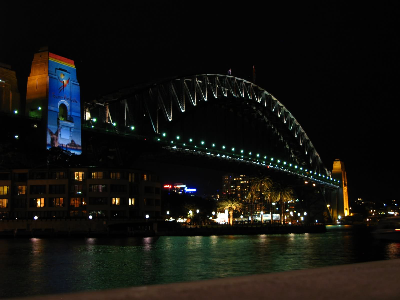 The Auckland Harbour Bridge Night View