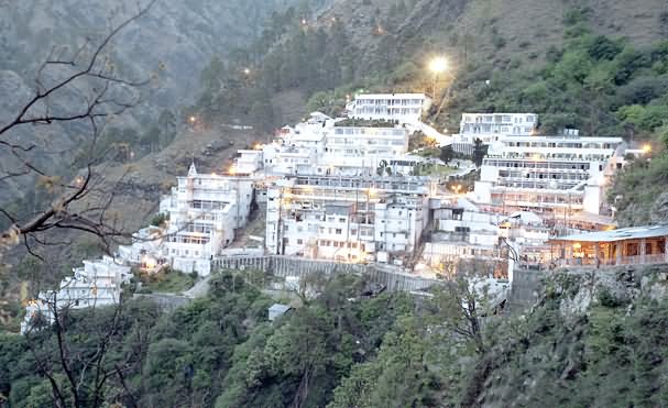 Vaishno Devi Temple At Dusk Picture